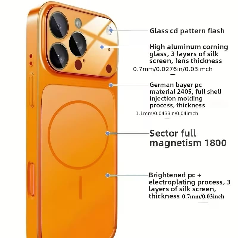AG MATT MEGSAFE WITH FULL PROTECTION CASE FOR IPHONE