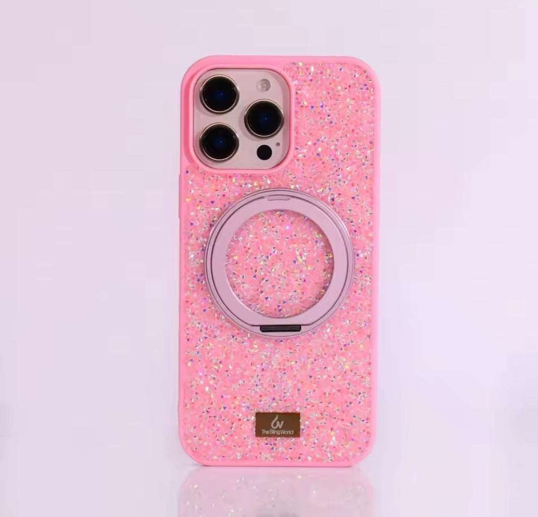 DAIMOND GLITTER MEGSAFE    CASE FOR IPHONE 17 PROMAX