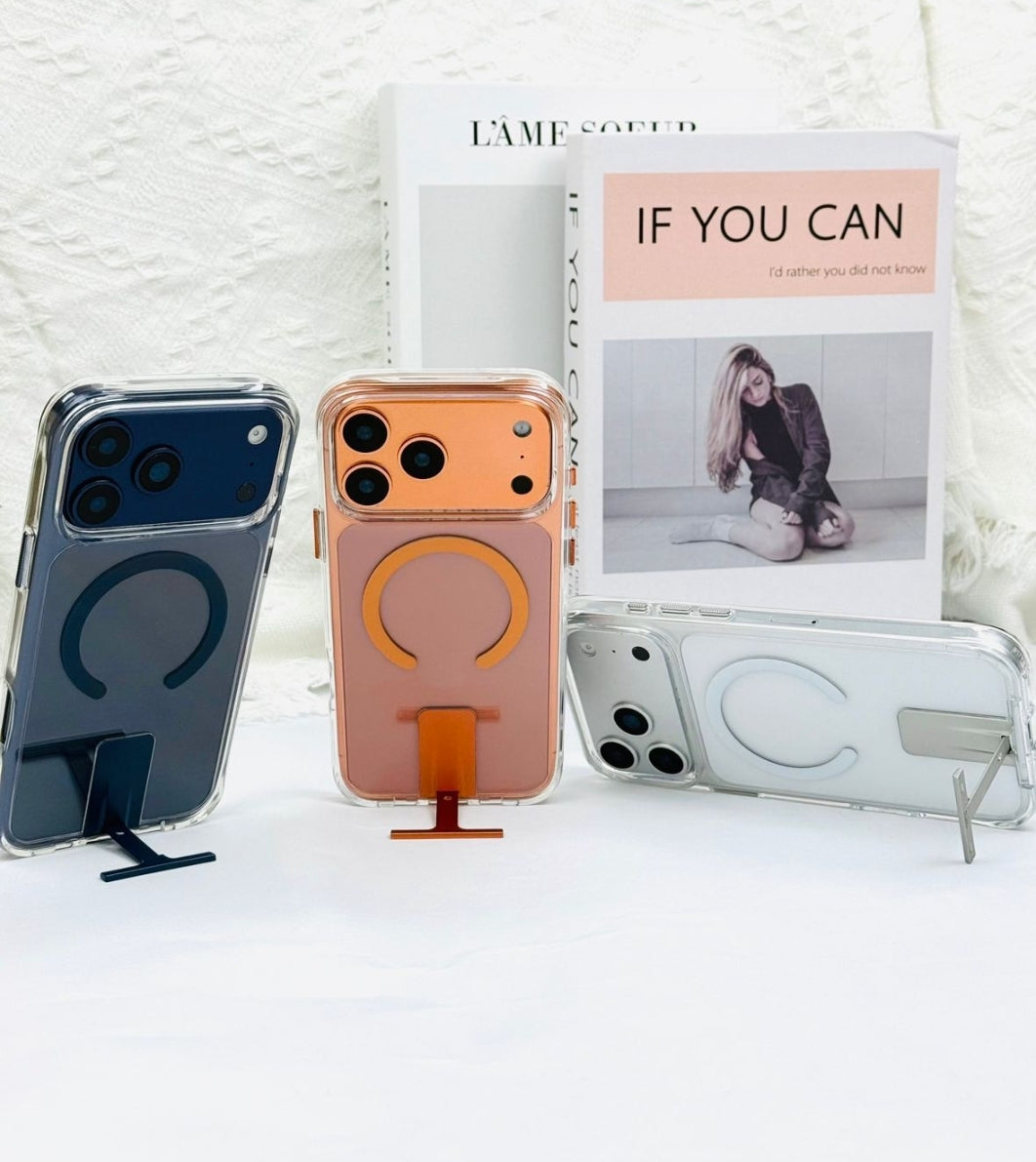 BIGC MEGSAFE WITH STAND  CASE FOR IPHONE 17 PROMAX