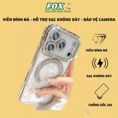 LUXURY DAIMOND BLING MEGSAFE CASE FOR IPHONE 17 PROMAX