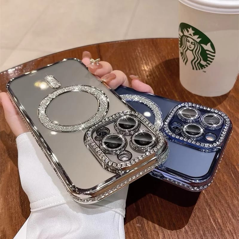 LUXURY DAIMOND BLING MEGSAFE CASE FOR IPHONE 17 PROMAX