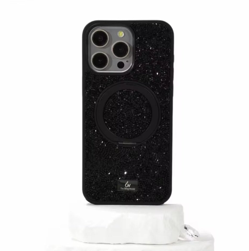 DAIMOND GLITTER MEGSAFE    CASE FOR IPHONE 17 PROMAX