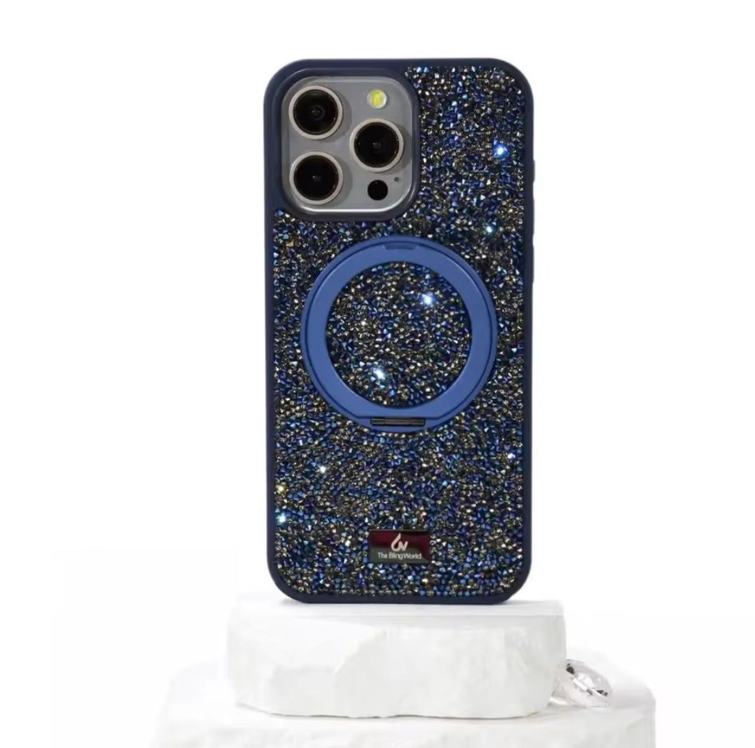 DAIMOND GLITTER MEGSAFE    CASE FOR IPHONE 17 PROMAX