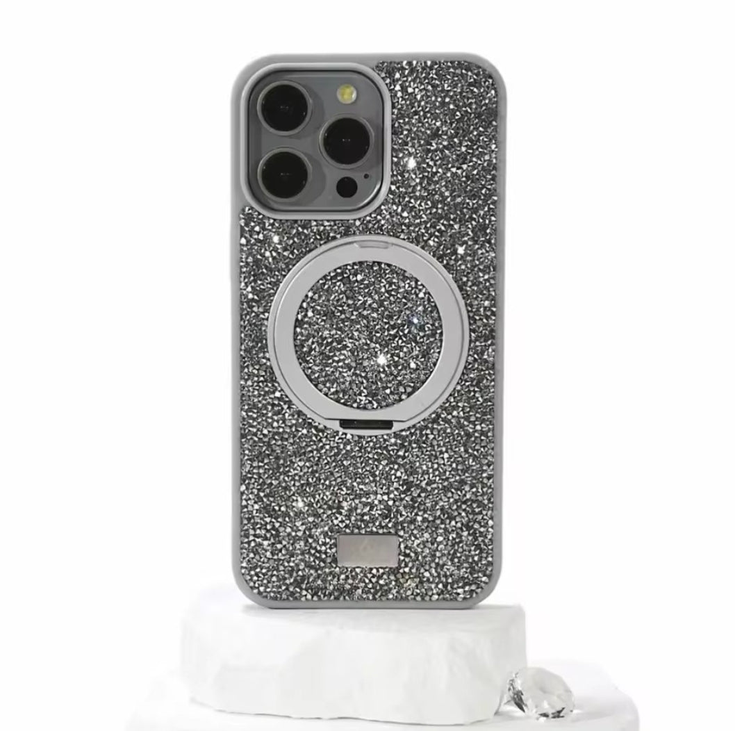 DAIMOND GLITTER MEGSAFE    CASE FOR IPHONE 17 PROMAX