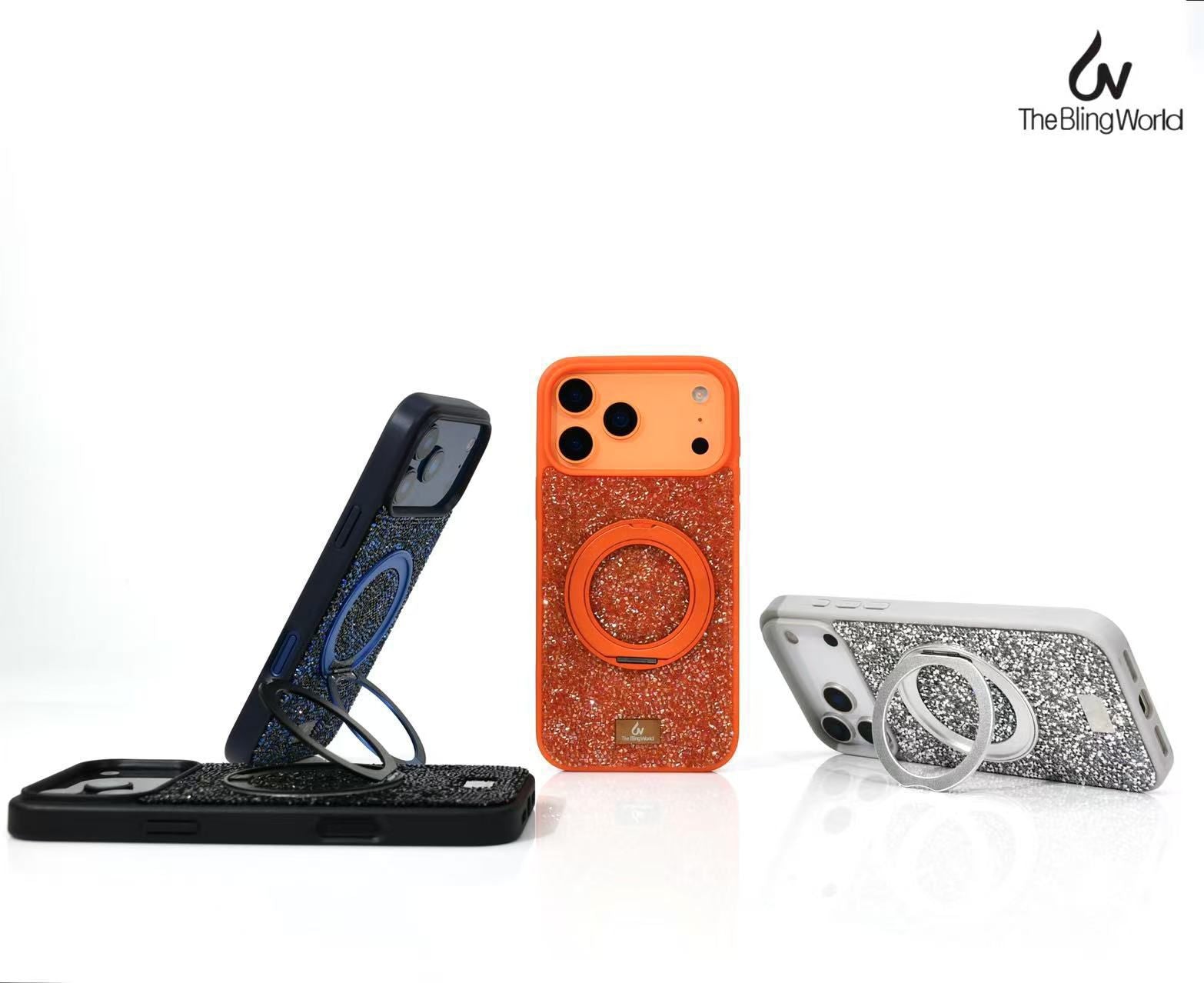 DAIMOND GLITTER MEGSAFE    CASE FOR IPHONE 17 PROMAX