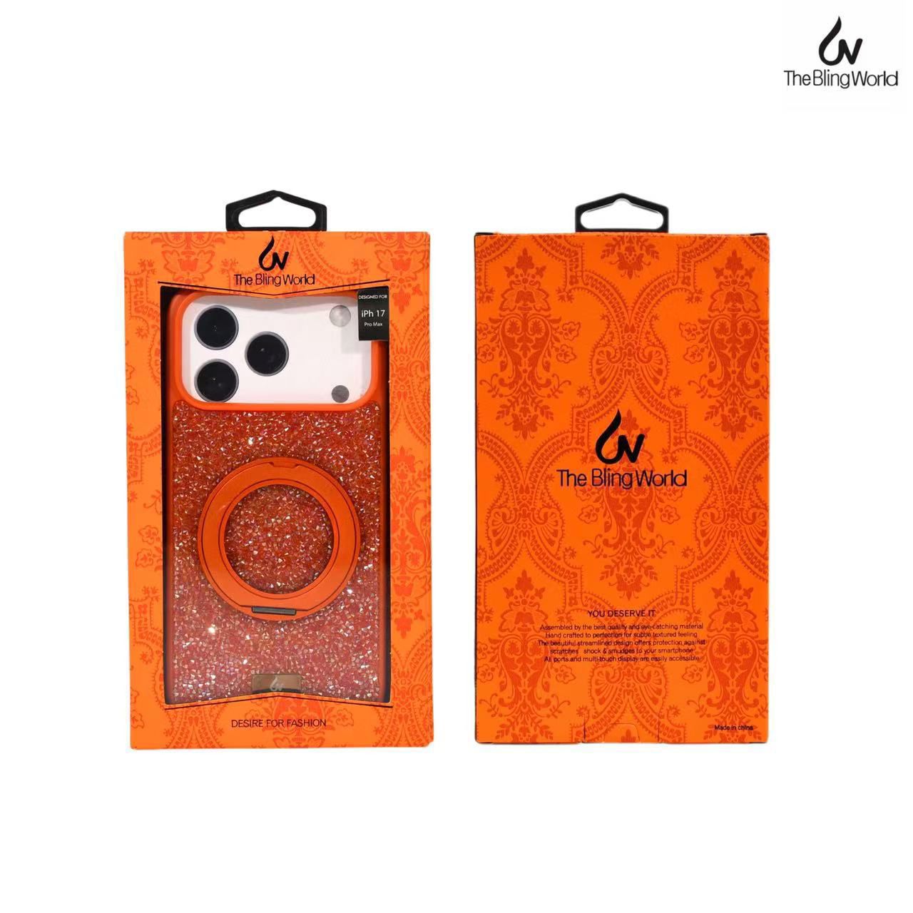 DAIMOND GLITTER MEGSAFE    CASE FOR IPHONE 17 PROMAX