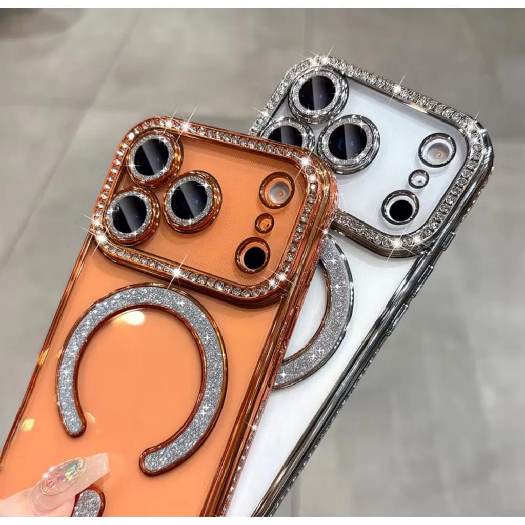 LUXURY DAIMOND BLING MEGSAFE CASE FOR IPHONE 17 PROMAX